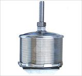 Double and single-velocity strainer